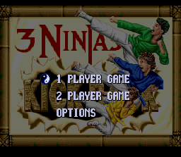 3 Ninjas Kick Back back cover for Super Nintendo